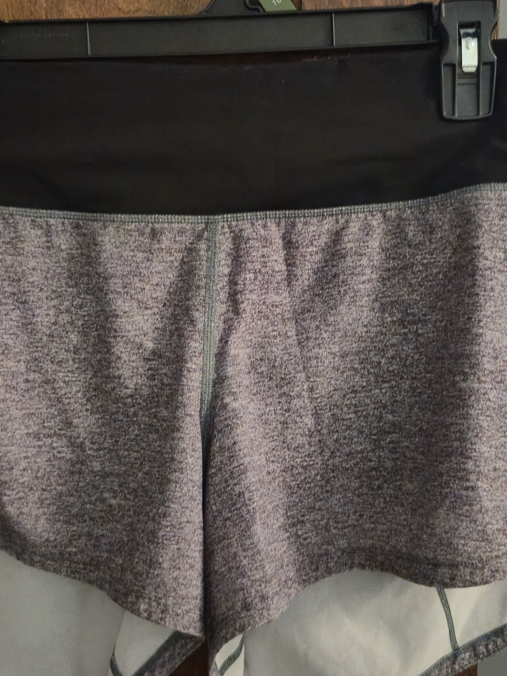 Lululemon Speed Up Short Long 4" Heather Lux Multi Black Size 8 EUC